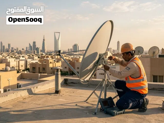 فني تركيب وصيانة ستلايت وكاميرات مراقبة بتبوك