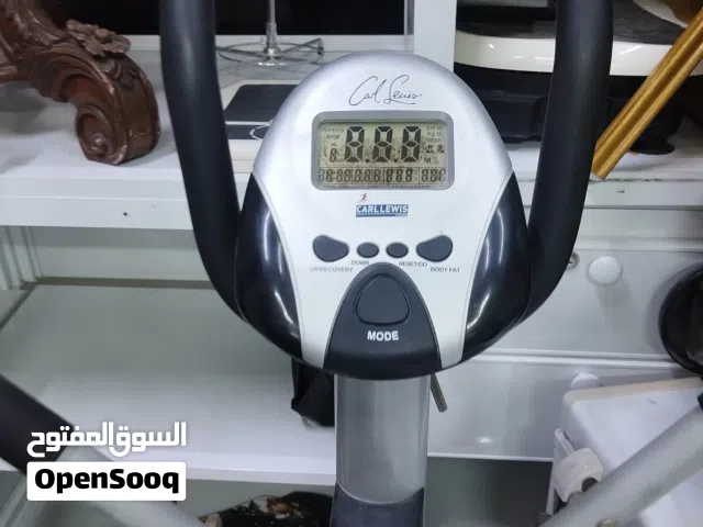 This is a Carl Lewis (possibly a re-branded Voit BS 101) magnetic upright exercise bike.  Display: S