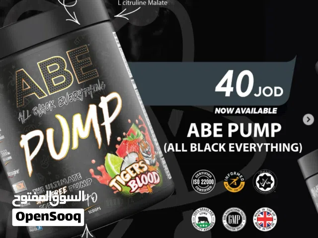 ABE PUMP من Applied Nutrition المكمل المثالي لتحفيز الضخ العضلي الضخ العضلي، التحمل، والطاقة ابلايد