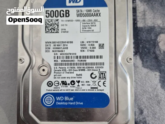 هارديسكhardisk WD blue 500gb