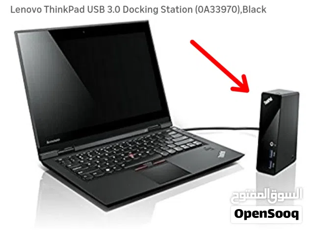 محطة  Lenovo ThinkPad لشبك جميع الأجهزة مع اللابتوب Dock Station بسلك واحد