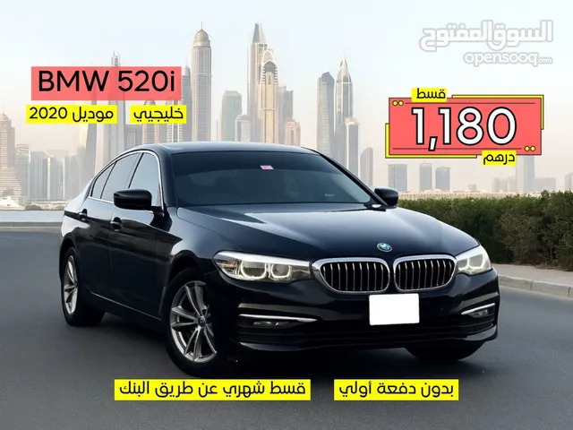 AED 1,180 Per Month - 2020 BMW 520i - CC Specs - V4 2.0L engine Twin Turbo