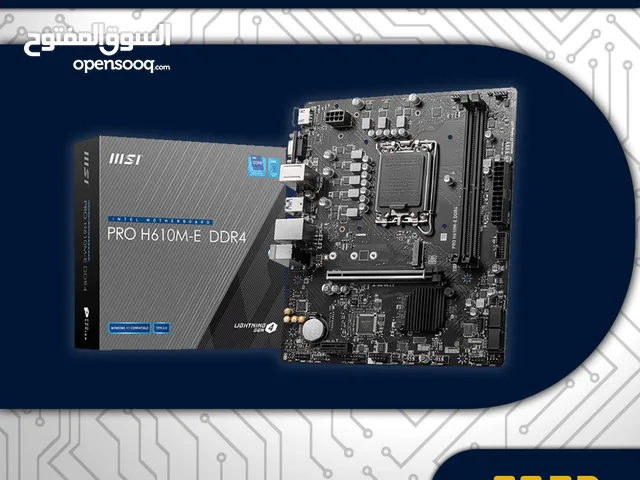 MSI PRO H610M-E DDR4 MOTHERBOARD