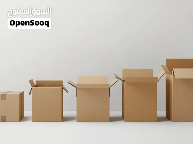 مواد تغليف وشحن: كراتين، أشرطة لاصقة، Stretch Film