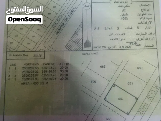 Residential Land for Sale in Al Batinah Rustaq