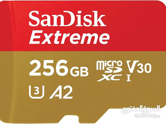 بطاقة ذاكره 256 جيجا سانديسك اكستريم اصليه SanDisk 256GB Extreme