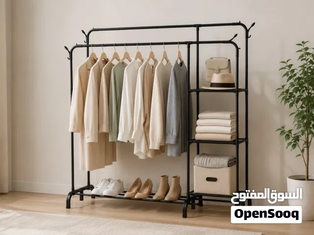 ستاند ملابس معدني مزدوج