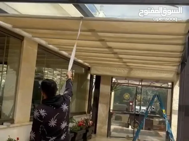 مظلة متحركة سحاب فتح و اغلاق يدوي