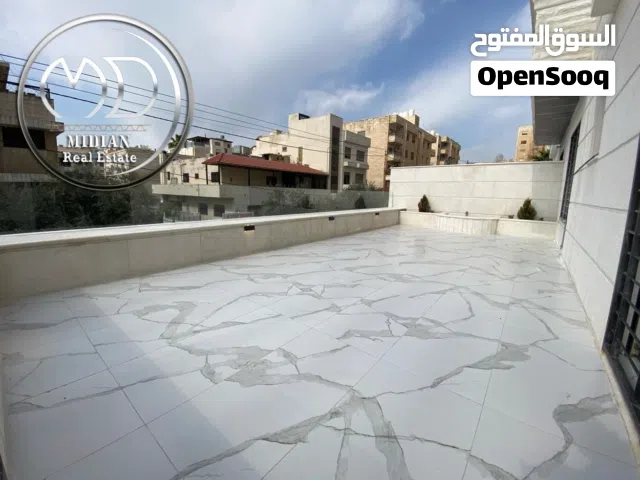 شقة أرضي للبيع الرابية مساحات 190م مع ترس و حديقة  جديدة لم تسكن