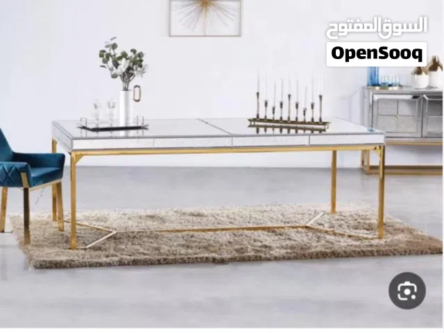 طقم سفرة 8 مقاعد هوم سنتر + طاولتين هوم سنتر