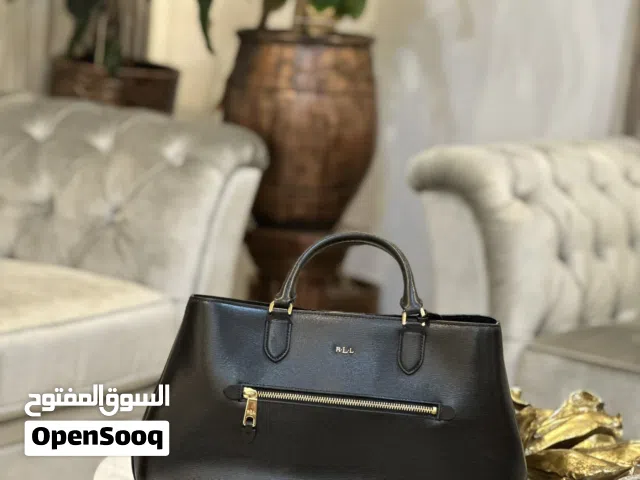 شنطة رالف لورين أصلية وراقية بحالة ممتازة جدا Elegant Ralf Lauren black tote
