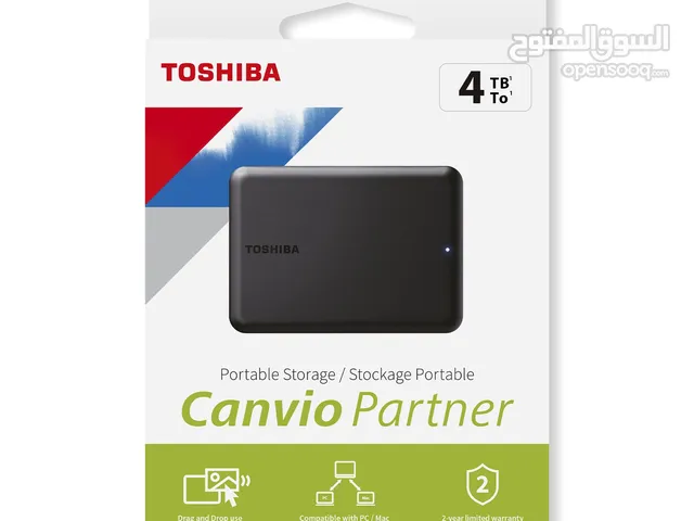هارديسك Toshiba Canvio Basics 4TB - جديد