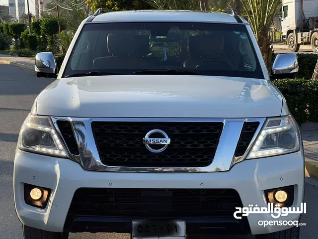 سلام عليكم للبيع أو مراوس نيسان ارمادا 2017 بلاتينيوم فول الفول رقم أربيل