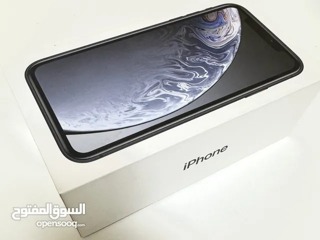 iPhone XR 128GB Black + EarPods + New USB Lightning Cable+ Aiino Case  ايفون اكس ار 128 جيجابايت