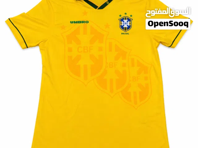 Brazil Inspired Football Jersey – Premium Yellow Umbro Style (Fan Version)