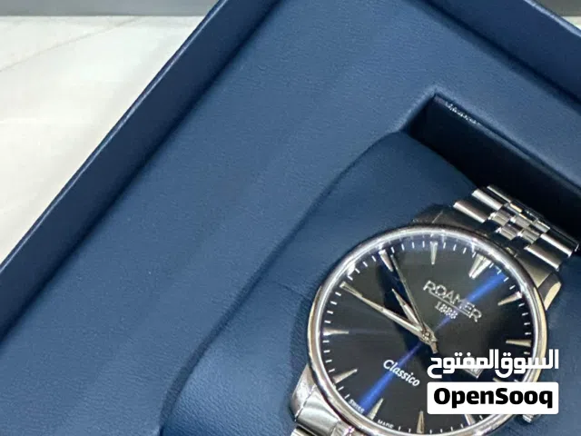 ساعة ROMER سويسرية جديد بكامل المرفقات مع فاتورة الضمان