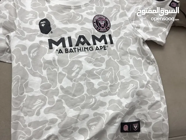 BAPE X INTER MIAMI VERY LIMITED EDITION ORIGINAL SHIRT COLLAB BETWEEN THEM SPONSORING MESSI