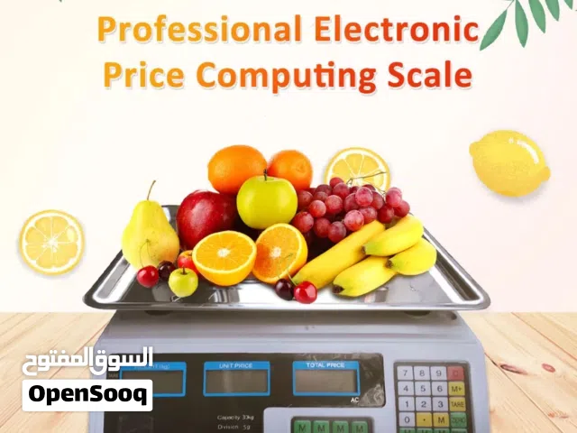 ميزان متعدد الاستخدام ميزان محلات خضار ديجيتال للمحلات والمتاجر يوزن 40 كيلو مع حاسبة سعر ميزان دكان