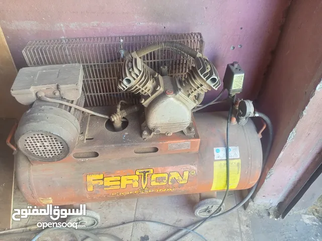 كمبريسة وتخريقة وفرد كلبسات ومسامير هوا