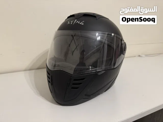 خوذه + شنطة نص لدراجه