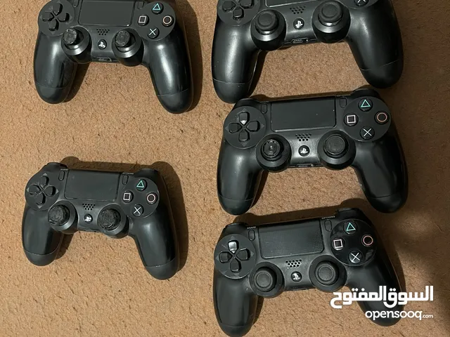 اجهزة تحكم بلايستيشن فور اصليات يبو صيانة للبيع معا بعض 5 قطع