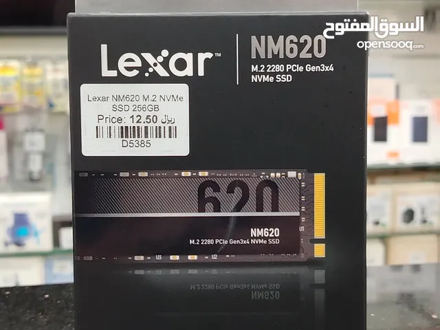 Lexar nm620 m.2 NVMe SSD 256GB