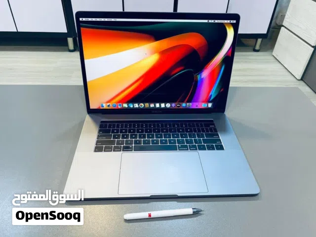 macbook pro core i7+ ram 16+hard 512ssd    مع برامج الاوفيس الاصلية4GB graphics card