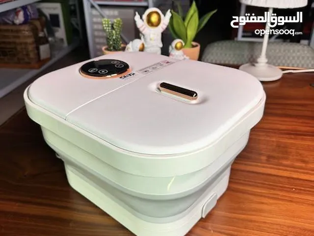 متوفر حوض علاج ومساج طبيعي للقدم قابل للطي وفقط بسعر العرض، سعة 7.7 لتر، قدرة كهربائية 450 واط