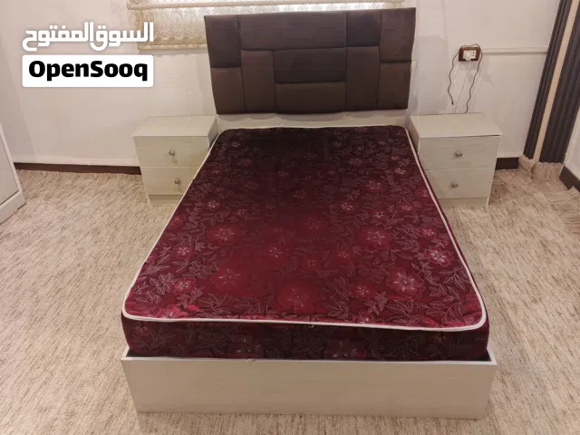 تخت مفرد ونص وكمدينتين مع فرشه ضغط ....  بحال الوكاله   بسعر حرق 65دينار  #اربد