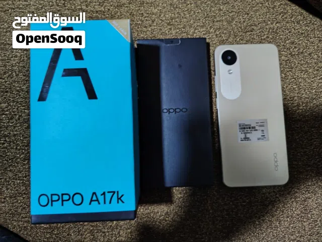 هاتف OPPO A17K للبيع بحاله ممتازه اقرأ الوصف