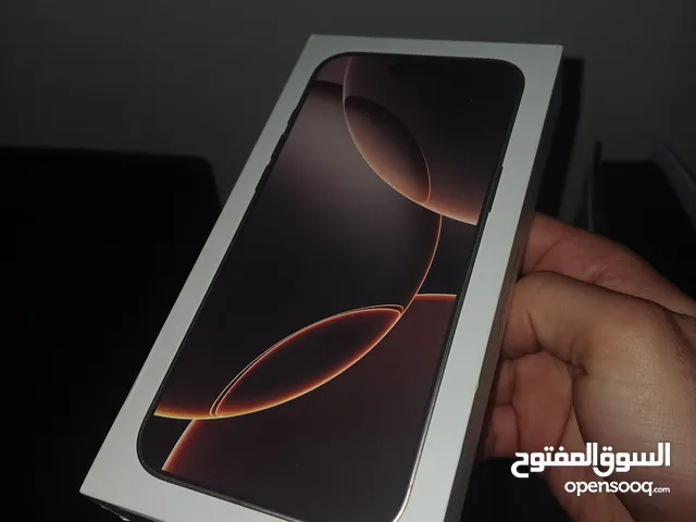 Apple iPhone 16 Pro Max 256 GB in Ramallah and Al-Bireh