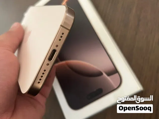 Iphone 16 pro max  لون ديزرت