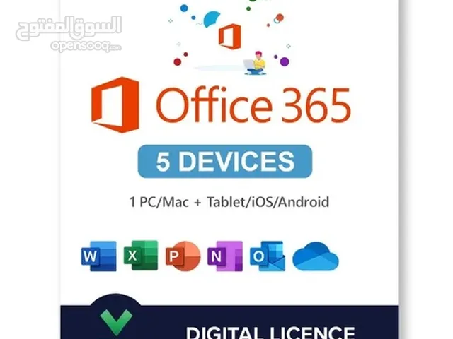 office 365 lifetime for 5 devices+100gb OneDrive