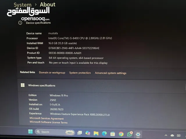 Windows Acer  Computers  for sale  in Amman