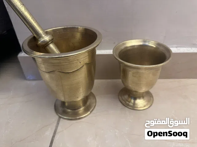 هاون نحاسي عدد 2 أنتيك قديم جدا