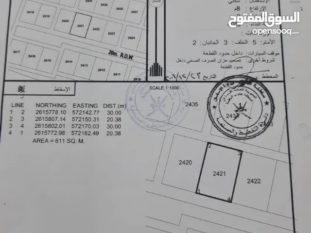 Residential Land for Sale in Al Batinah Barka