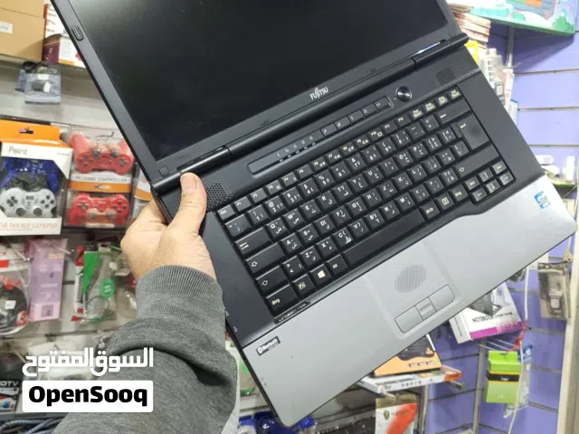 لاب توب فوجيستو Fujitsu استيراد الخارج فرز اول بشاحن الأصلي بتاعه باكبل الكهرباء بنسخه الويندوز....