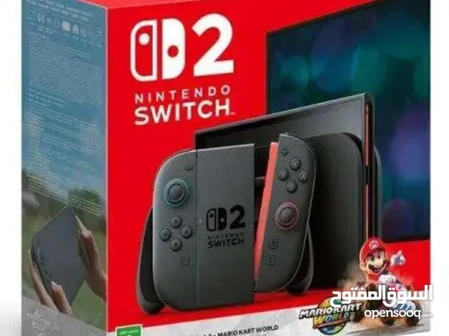 Nintendo Switch 2 + لعبة Mario Kart World بحالة جديدة جدًا