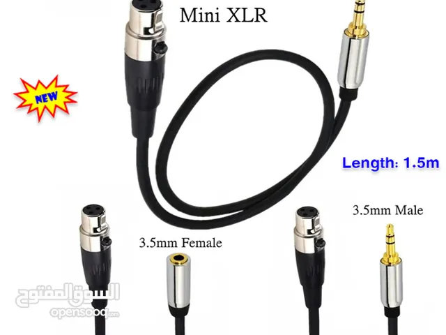 كيبل صوت  Mini XLR 3Pin to 3.5mm Cable