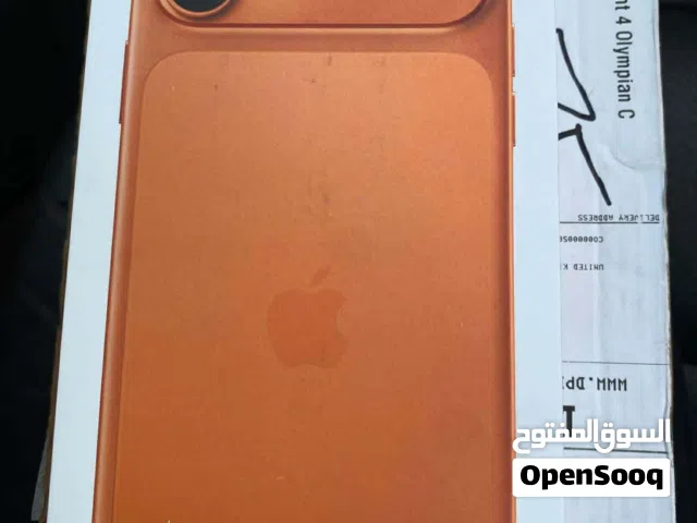 iPhone 17 pro max شفرة شبه جديد مشحون 33 مرة فقط