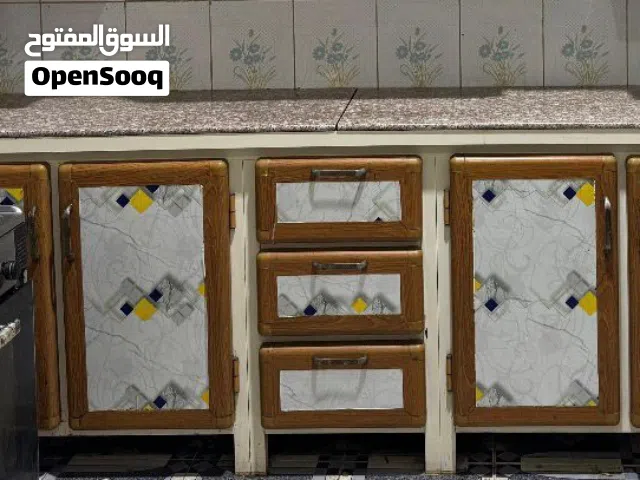 كاونتر مطبخ ألمنيوم ثقيل حجم كبير 8 متر.