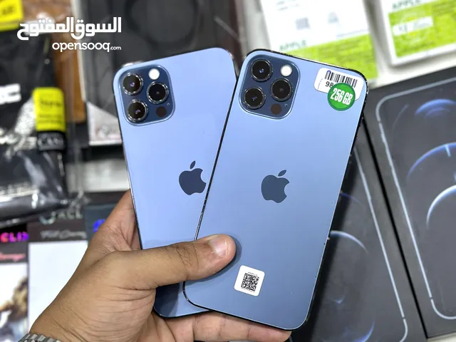 عرض خاص : iPhone 12 pro 256gb هواتف بحالة الوكالة مع ضمان بدون اي شموخ أو مشاكل  و بأقل سعر
