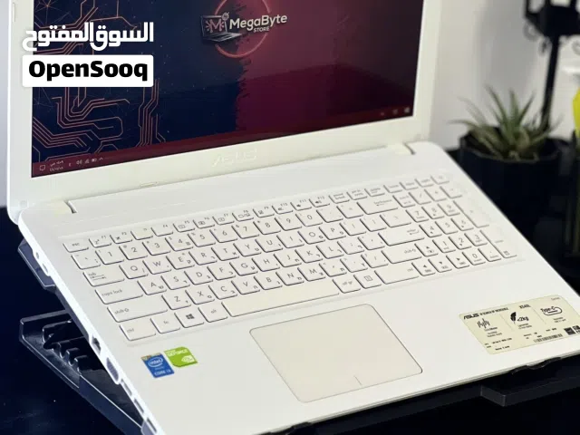 للطلاب والمكاتب والألعاب  لاب توب Asus i3 جيل خامس بكرت Nvidia منفصل وبطارية ممتازة وSSD لاداء سريع