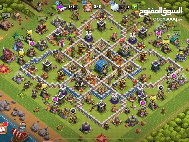 حسابين كلاش او كلانس تاون 12 بسعر مغري