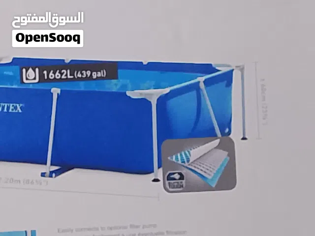 حوض سباحه مستعمل وبحاله ممتازه