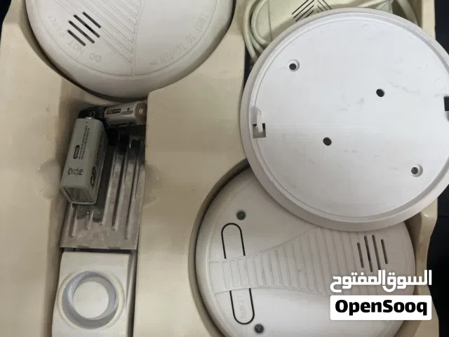 عدد 2 حساسات دخان Wireless حساس غاز للمطبخ جهاز إنذار باب Door Stopper Alarm