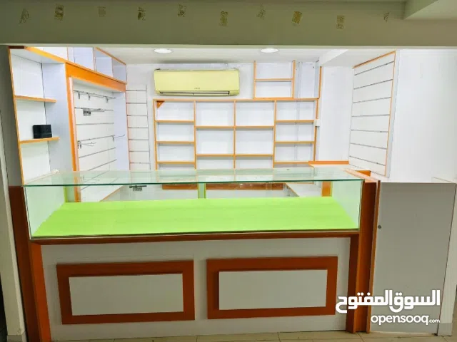 Mobile shop furniture. only furniture sale. location. muscat Ruwi Mobile shop. Good condition.
