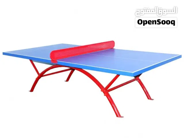 طاولة تنس خارجية أصلية  مقاومة للعوامل الجوية مع شبكة وأرجل ثابتة الخيار الأمثل للعب ممتع
