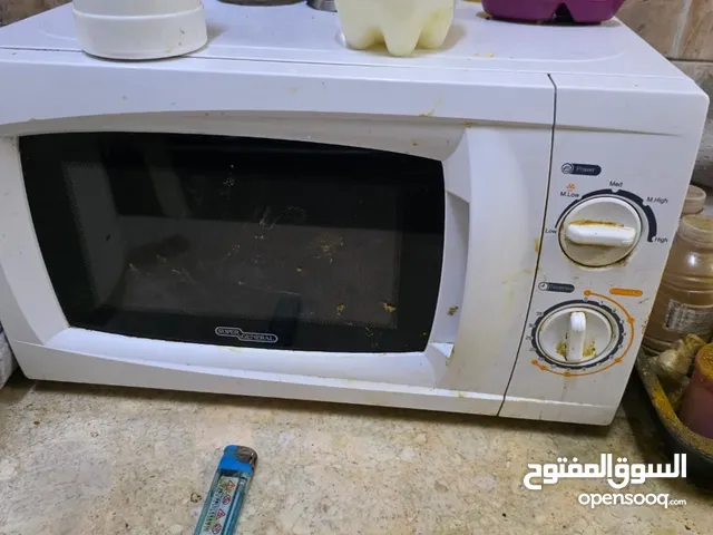 ميكروويف سوبر جينيرال بحالة جديدة استعمال خفيف جدا جدا