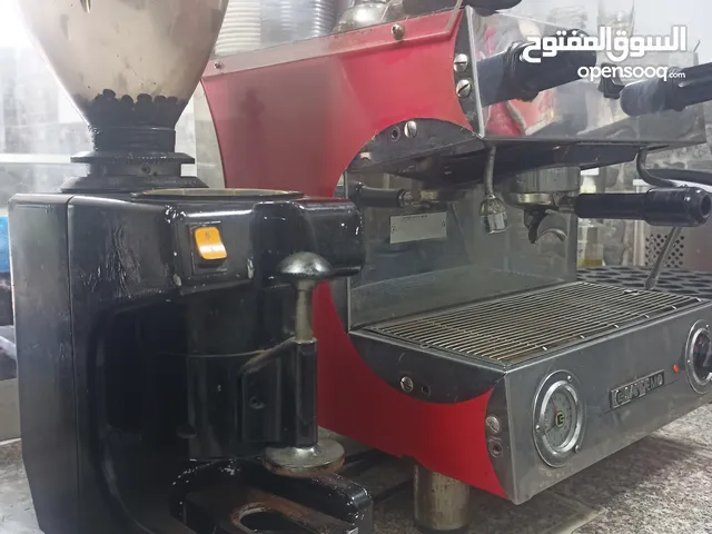 ماكينه اسبريسو ايطاليه sanremo مرتبه جدا للبيع مع مطحنه